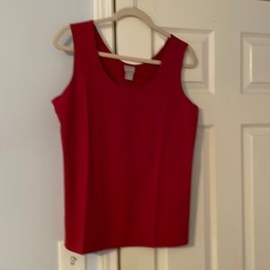 NWT Chico’s bare knit tank top in Rust